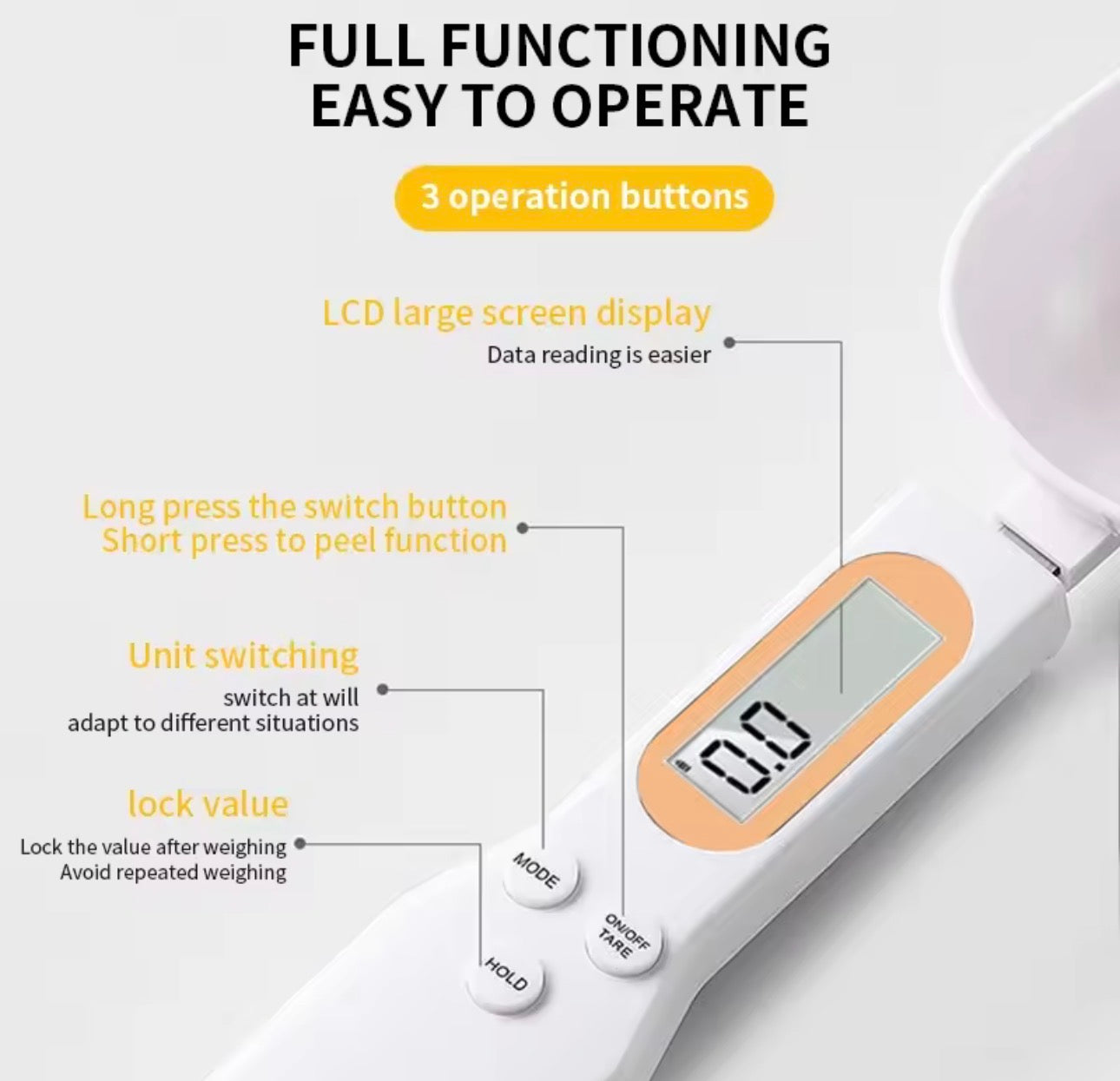 Fais maintenant une balance de cuisine numérique électronique
