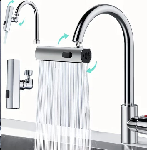 Robinet rotatif 360° – Anti-éclaboussures