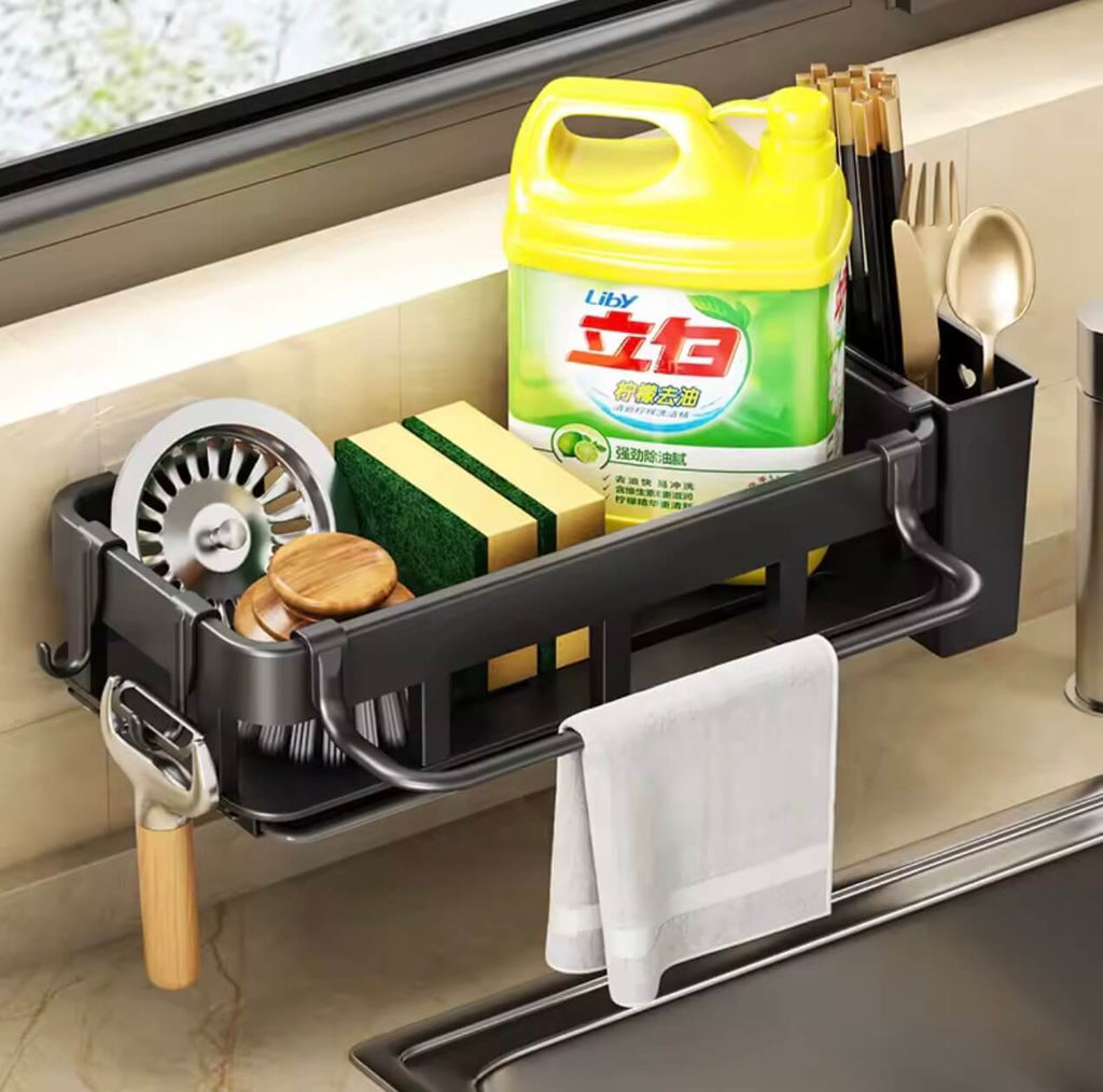 Organisateur de vaisselle ajustable – Gain de place pour cuisine