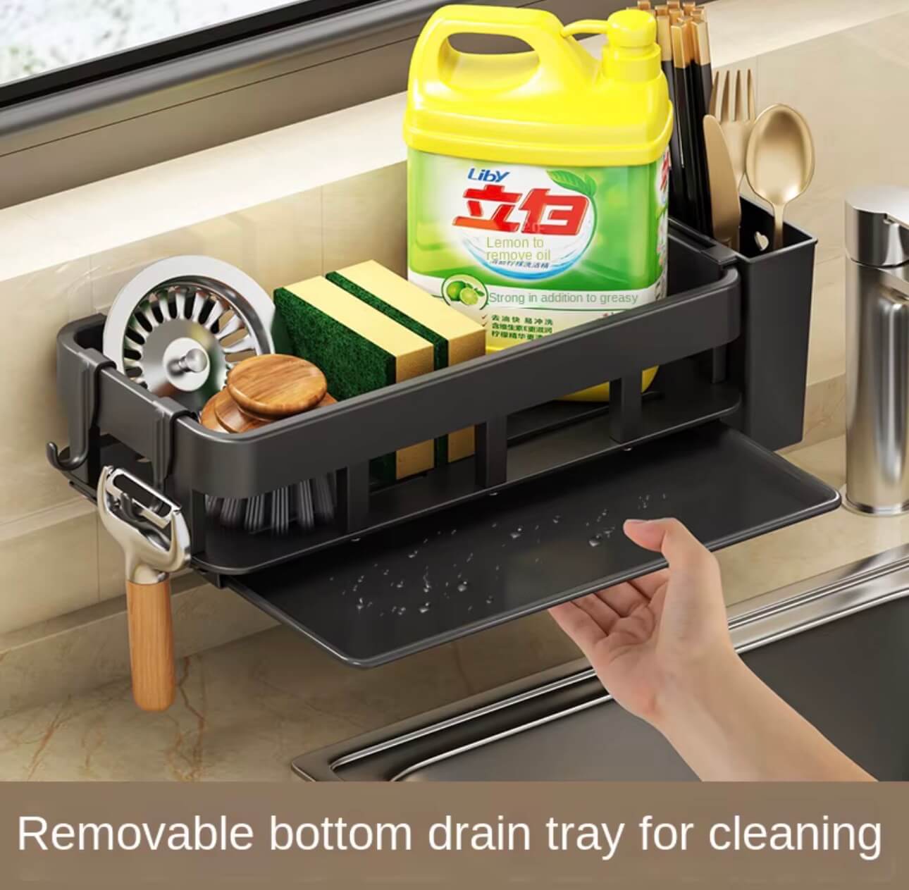 Organisateur de vaisselle ajustable – Gain de place pour cuisine